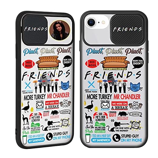 Joyleop Friends Case for iPhone SE 2022/2020/6/6S/7/8 4.7",Trendy Cover Unique Design Fun Funny Cool Designer Fashion Stylish Pretty Cases for Girls Boys Men Women for iPhone SE 2022/2020/6/6S/7/8