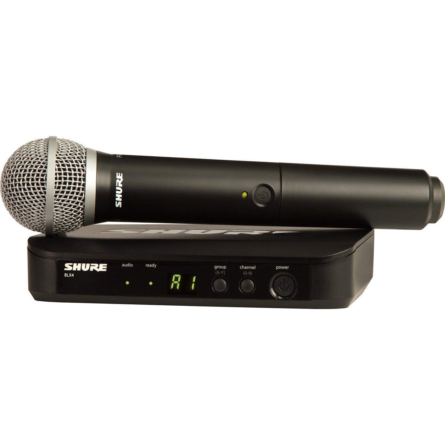 Shure Sistema vocale wireless BLX24/PG58 con microfono palmare PG58, K12
