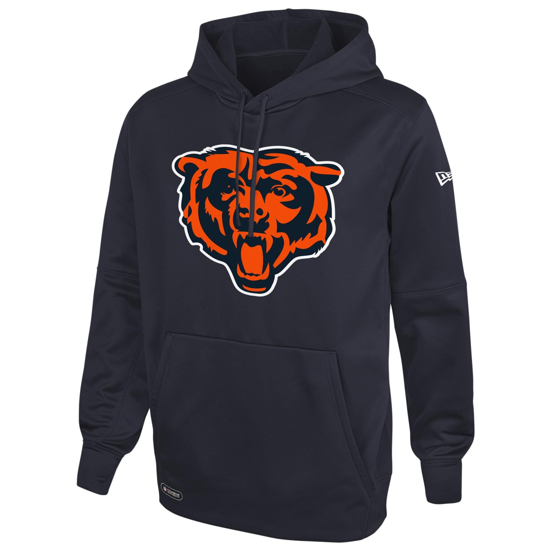 New Era NFL Men's Recognition Team Colors Pullover Performance Fleece Hoodie, Chicago Bears, Small