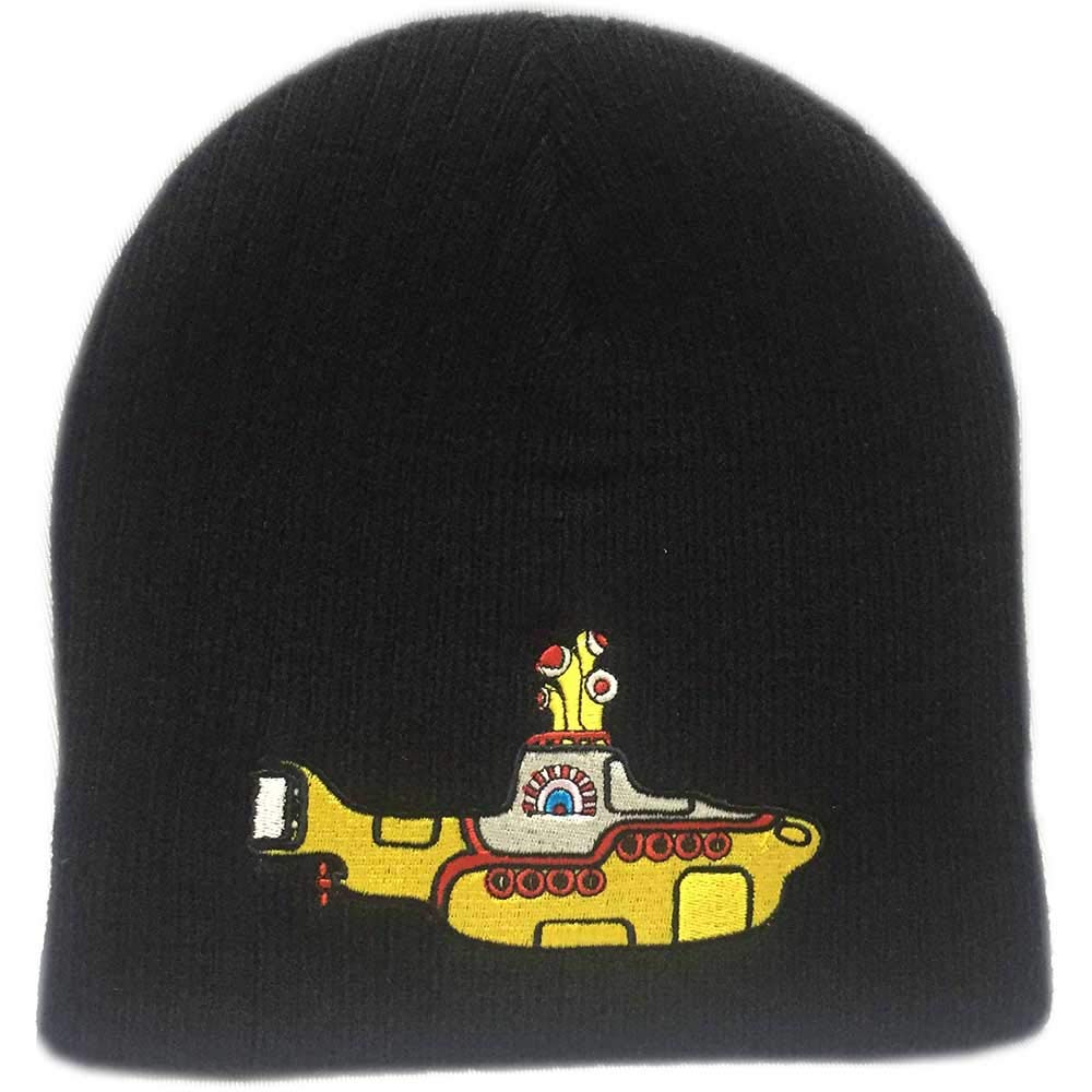 Rock Off Officially Licensed Products Black Beatles - The Yellow Submarine Official Beanie Hat