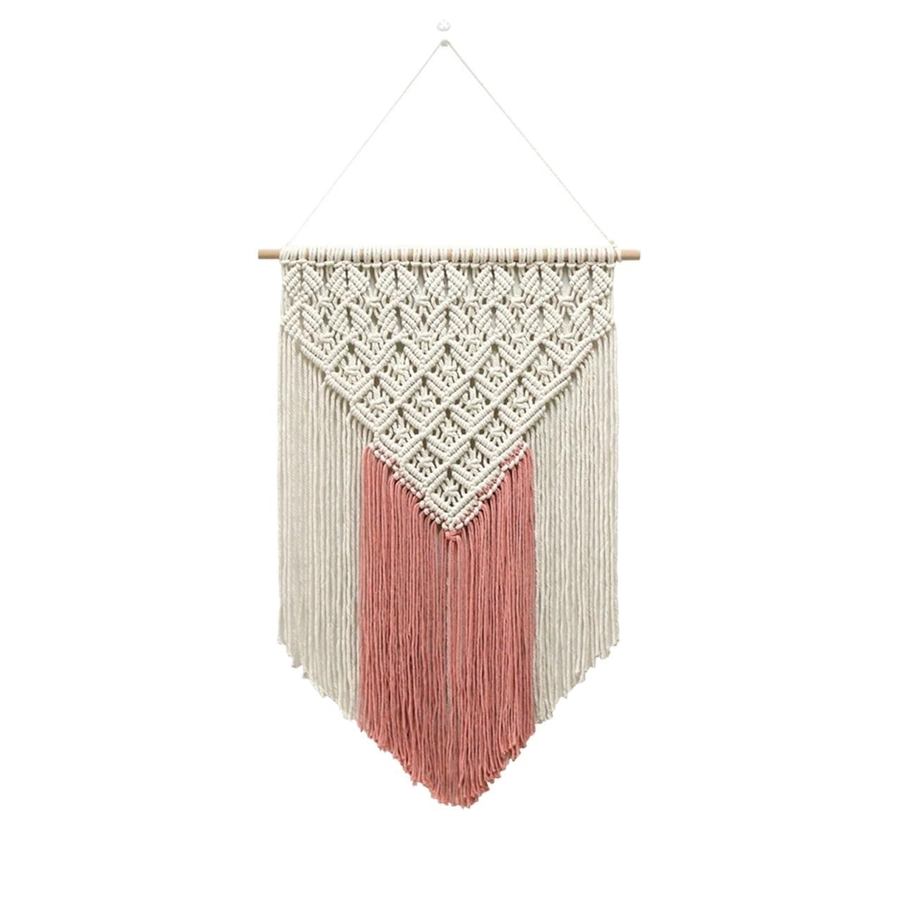 BDFJEDS Tapestry Wall Hanging Woven Macrame Tapestry Room Decor For Bedroom Wall Art Aesthetics(Color1)
