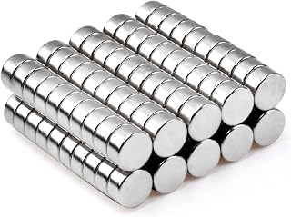 MIN CI 100Pcs Super Strong Neodymium Disc Magnets 6mm x 3mm, Small Tiny Magnet for Dry Erase Board Whiteboard Office Fridge Crafts, Mini Round Rare Earth Magnets for DIY Building Scientific Models