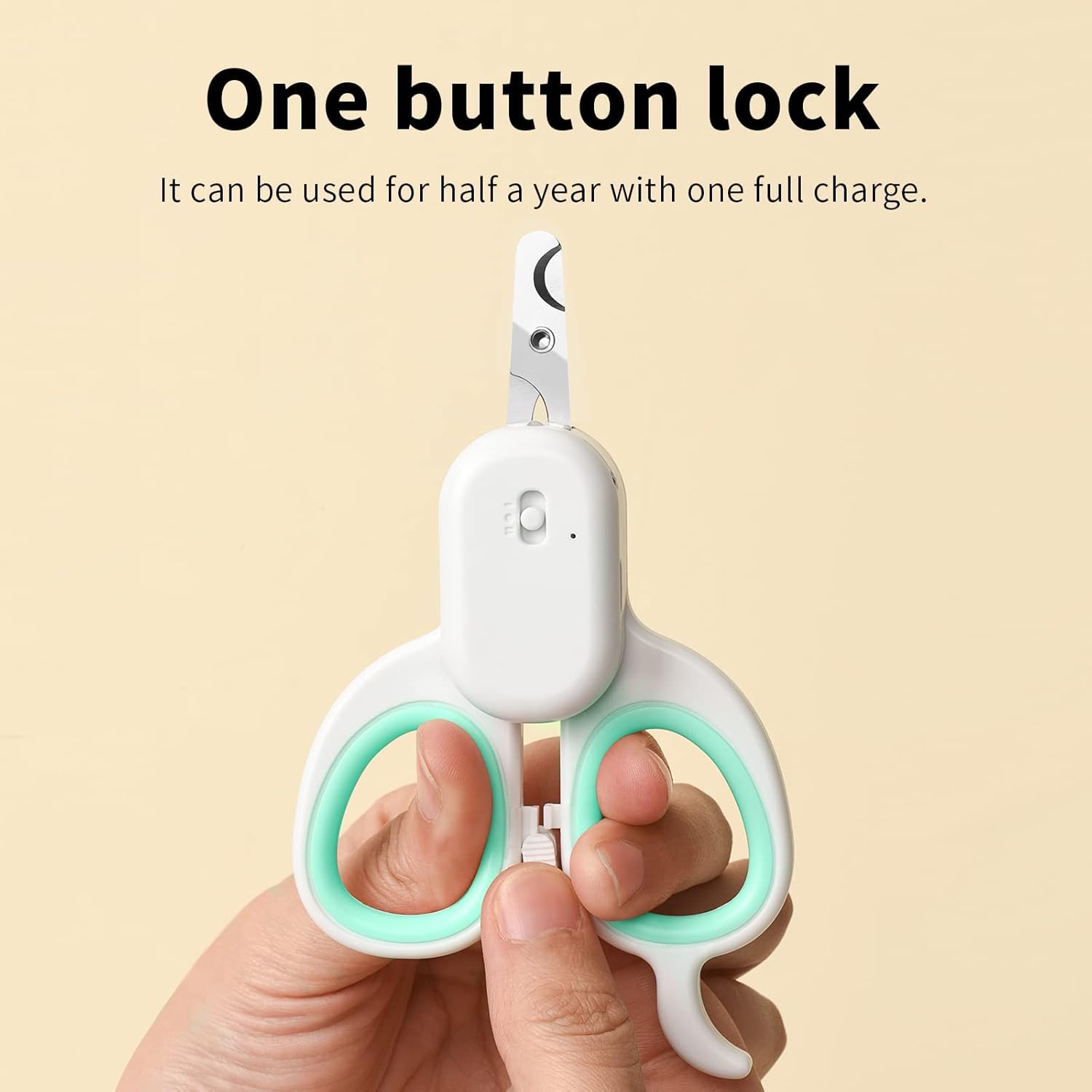 PAKEWAY Pet Nail Clipper with LED & -U-V Light, Cat Claw Trimmer with Ultra Bright LED Light for Nail Bloodline to Avoid Over Cutting, Sharp Angled Blade Grooming Tool for Dog Cat Rabbit Small Animals