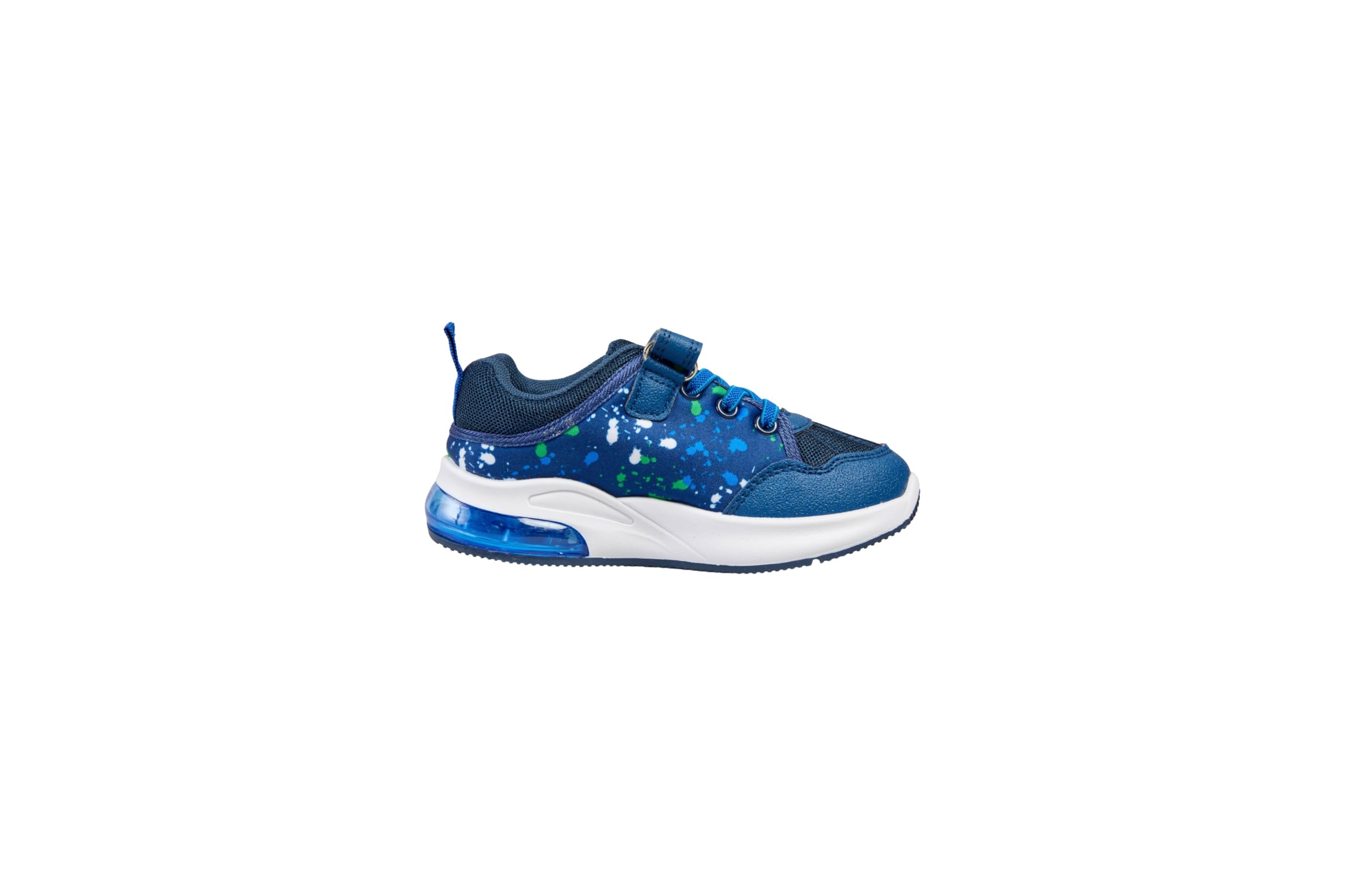 Sonic The Hedgehog Scarpe da ginnastica per bambini, leggere, blu, per camminare, correre, atletica, scarpe sportive con chiusura a tocco con lacci elastici
