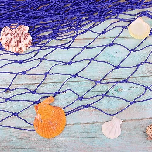 blue fish net Amazon.com: ZUEXT Dark Blue Decorative Fishing Net 80x40 Inch, 2PCS Picture Fish  Net, Mermaid Net Cotton Fishnet Wall Hanging Decor for Hawaiian Nautical  Beach Party, Fishnet Photo Display Sea Themed FishNet :