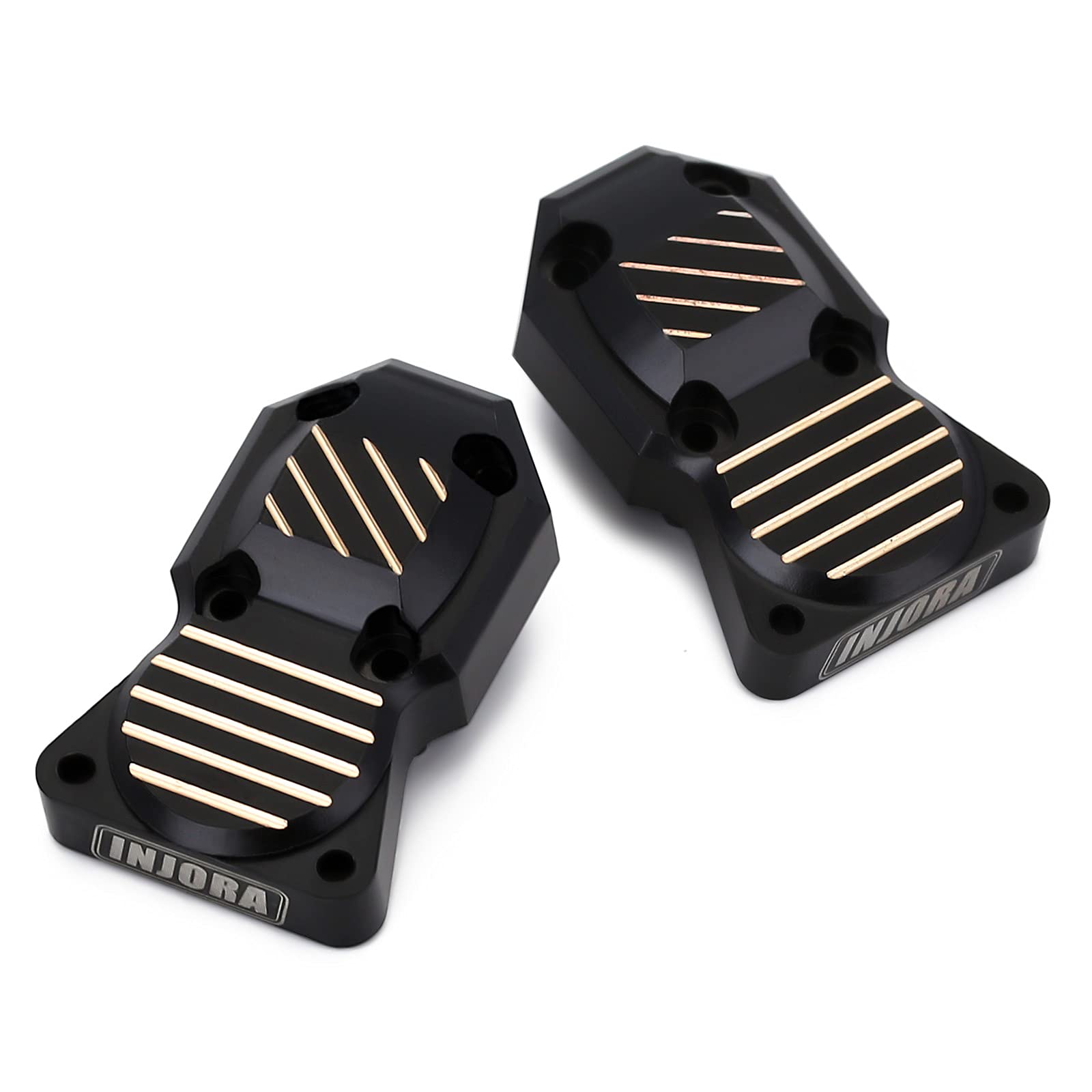 GTHELE Aluminum Diff Cover Set For Axial SCX24 RC Crawlers – Front & Rear Bridge Axle Upgrade