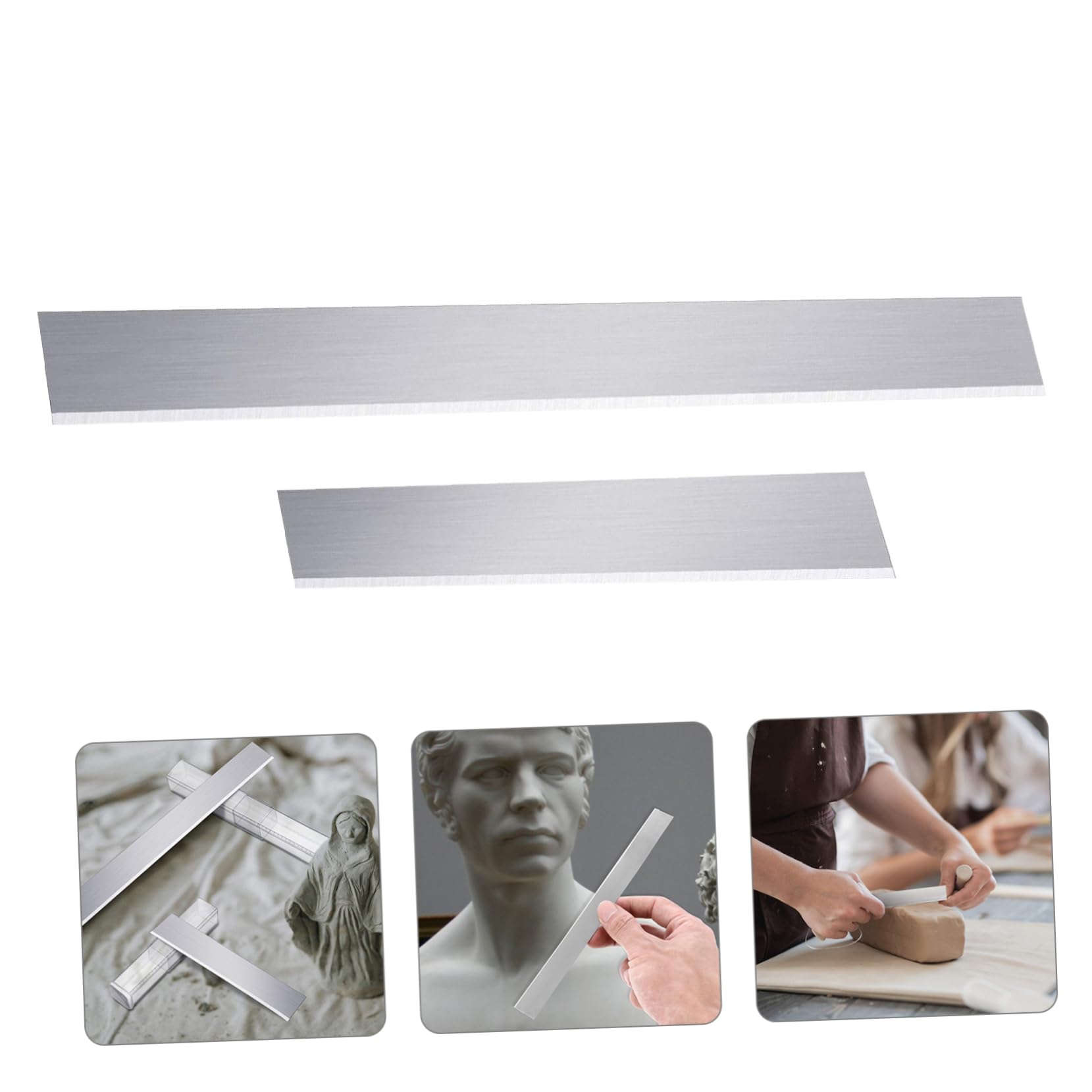 Angoily DIY Sculpting Tool Set 2 Pieces Clay Cutter Polymer Clay Cutter Blade Perfect for Shaping Modelling