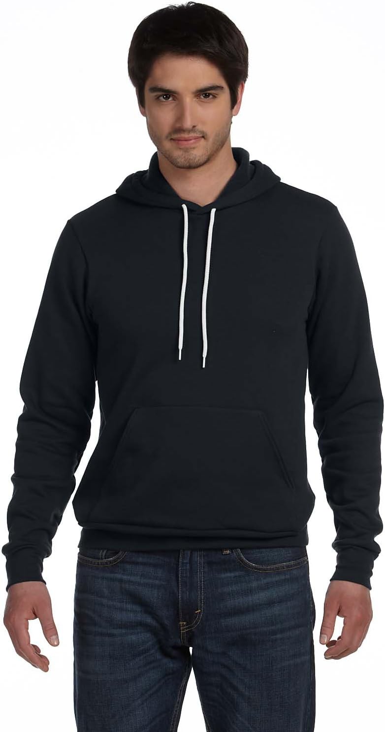 Bella + Canvas Unisex Sponge Fleece Pullover Hoodie 3XL BLACK