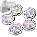 Produktbild kilofly Purse Hook [Set von 5] Mädchen Faltbare Schmetterling Handtasche Halterung + KF Tasche