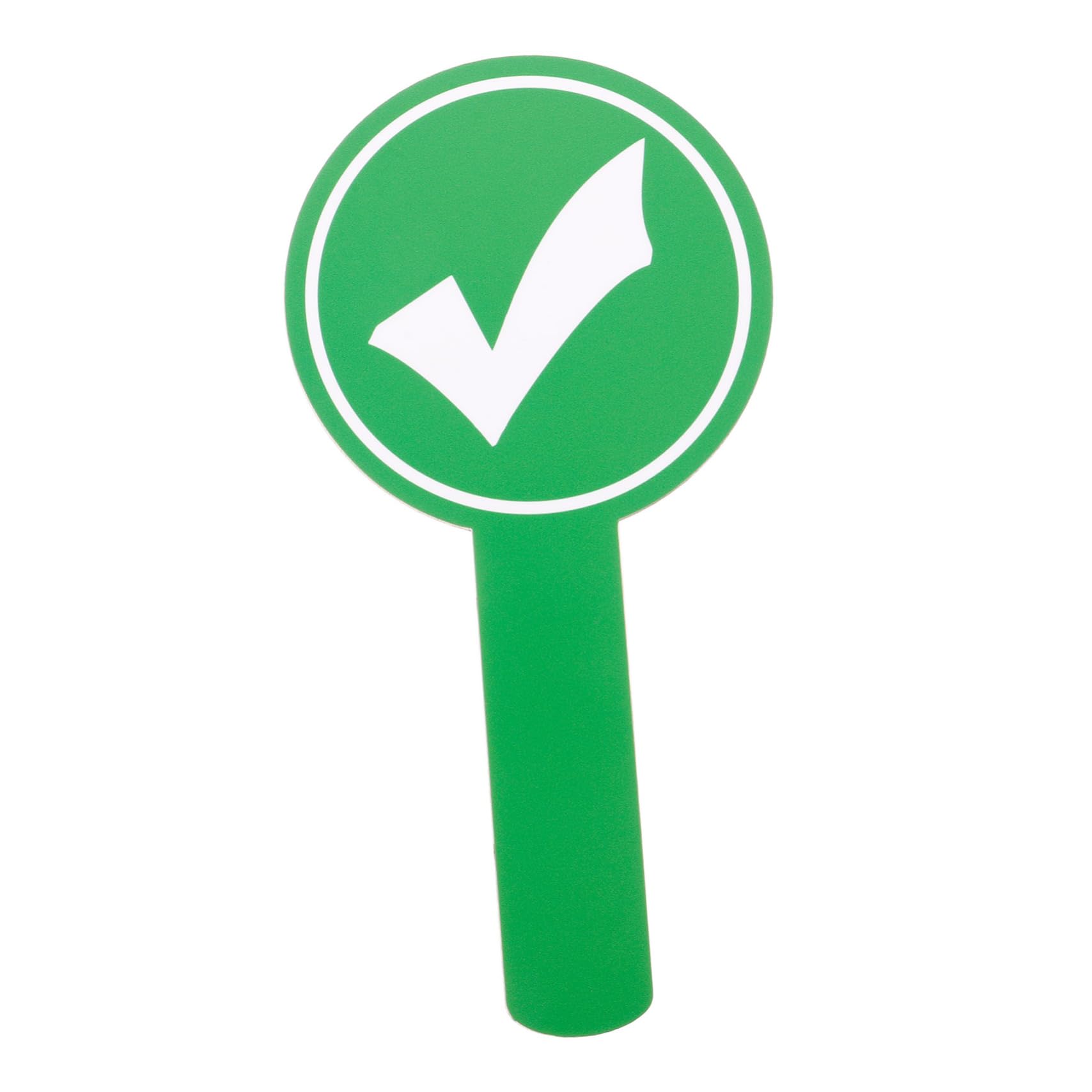 COSMEVIVI Double-Sided Auction Voting Board Portable Classroom Accessory for Judging Voting Reusable Teacher Supplies for Events Handheld Display Tool