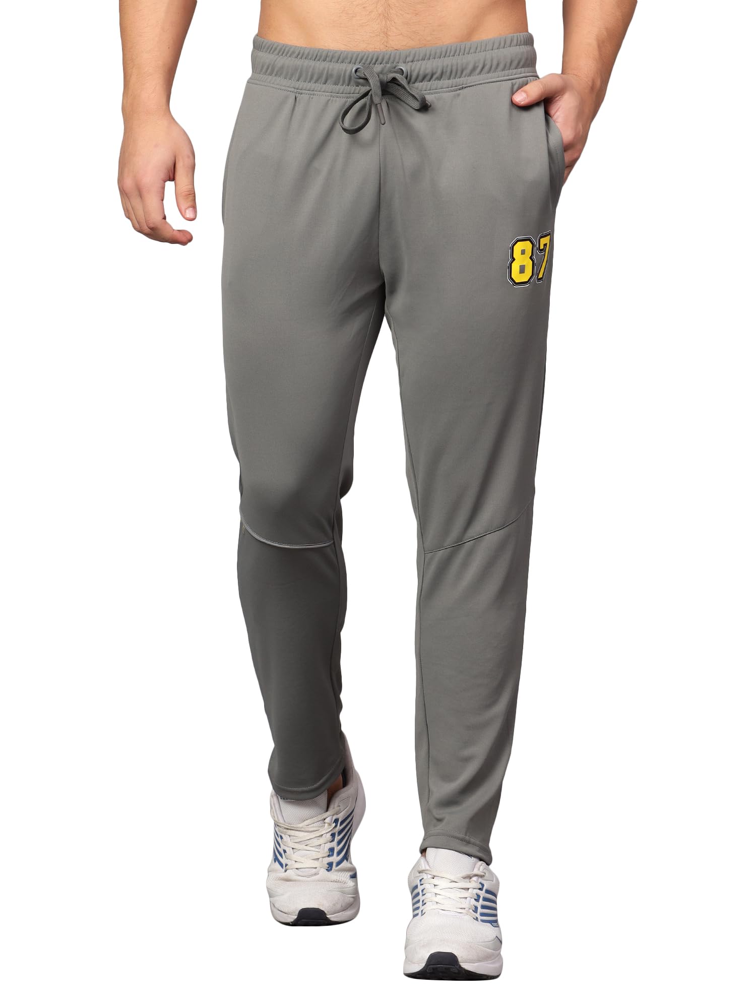 Men's High Rise Regular Trackpants-image-9