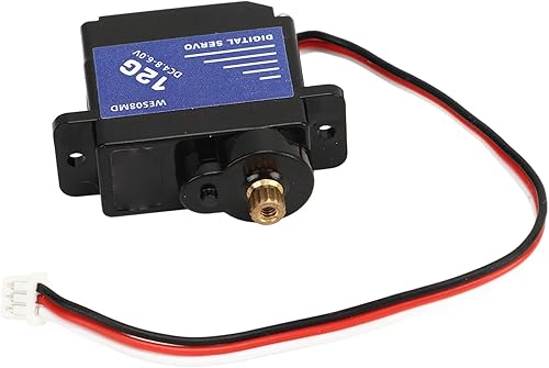 Miniatura 8 de Juego de servo de dirección RC, operación de bajo ruido, fácil instalación, servo de metal para automóvil a control remoto, accesorios completos