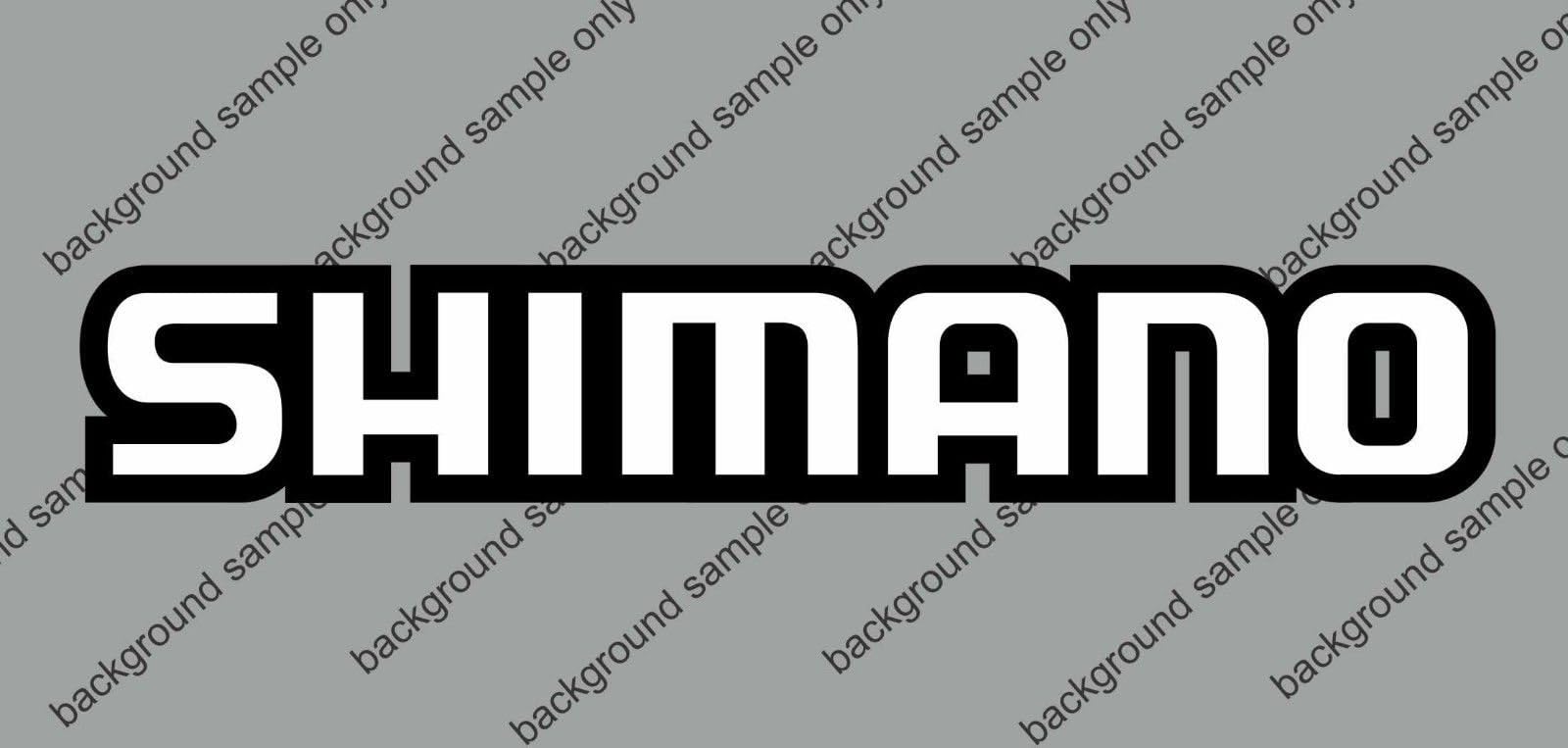 Shimano High Quality Decal Sticker Reel Rod Tackle Box Lure Fishing Boat Trailer 4 Pack 2"