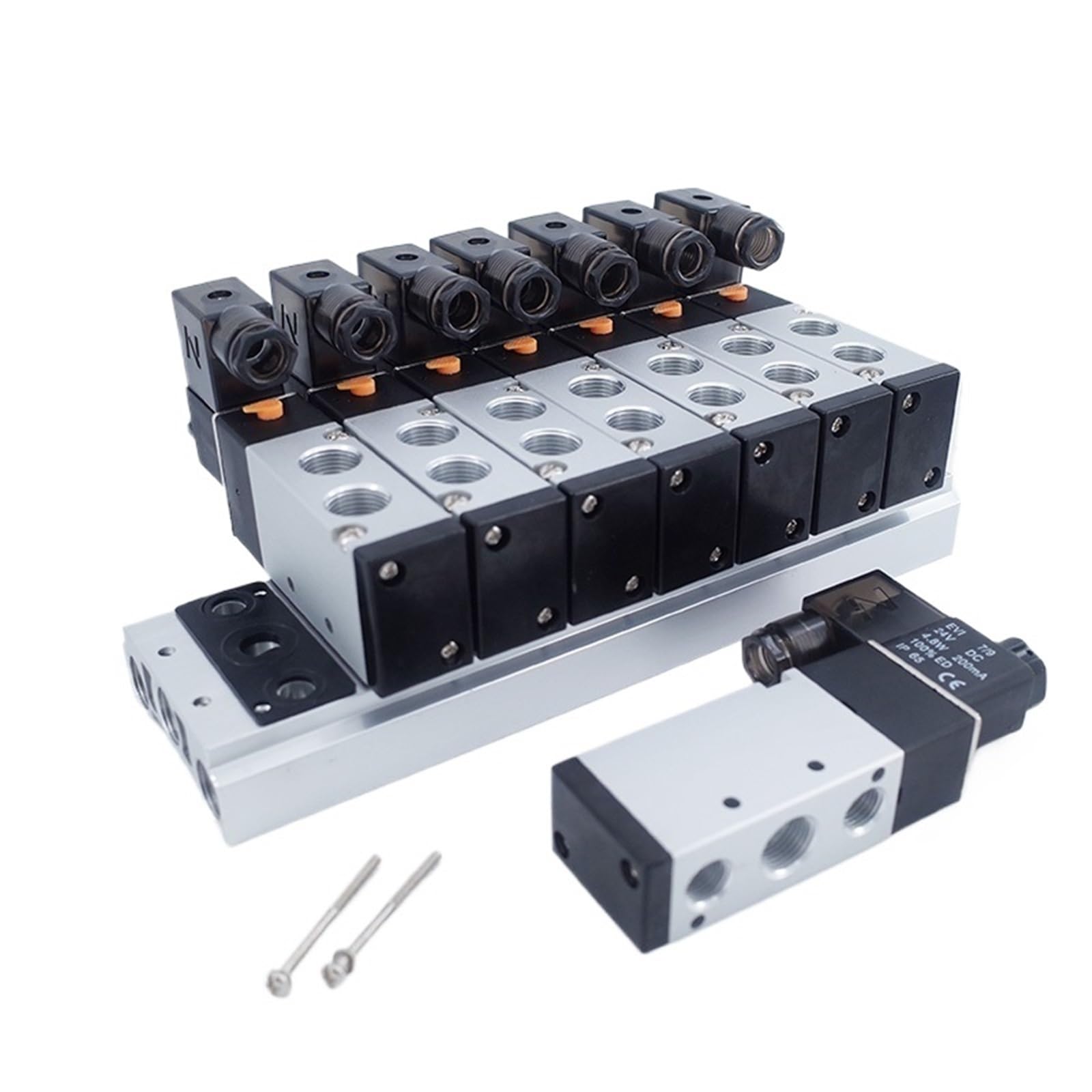 Base de station d'électrovanne 4V410-15 pour un échappement pneumatique fluide