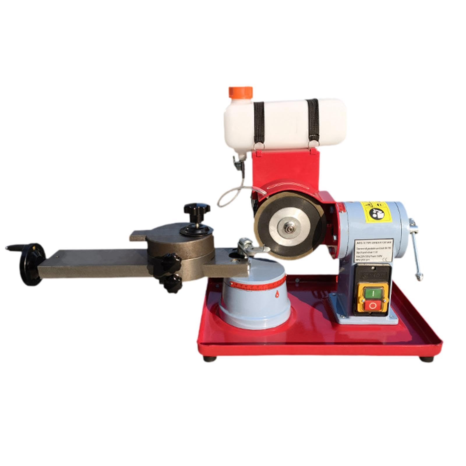 MYCENSE Electric Circular Saw Blade Sharpener,Chainsaw Sharpener,Iron Professional Red Blade Grinding Machine,Saw Chain Sharpener