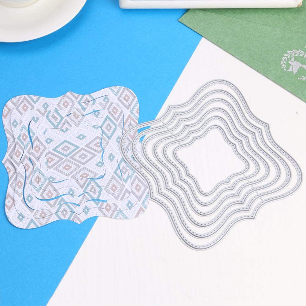 GLOBLELAND Fustelle a forma di foglie primaverili per fai da te, scrapbooking, piante in metallo, felci, foglie tropicali, per realizzare biglietti, goffratura, album fotografici, decorazioni