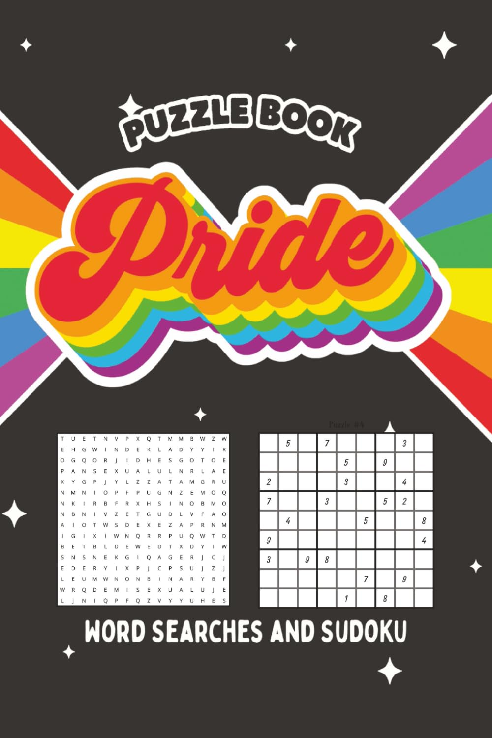 Pride Puzzle Book: Word Searches and Sudoku Puzzles