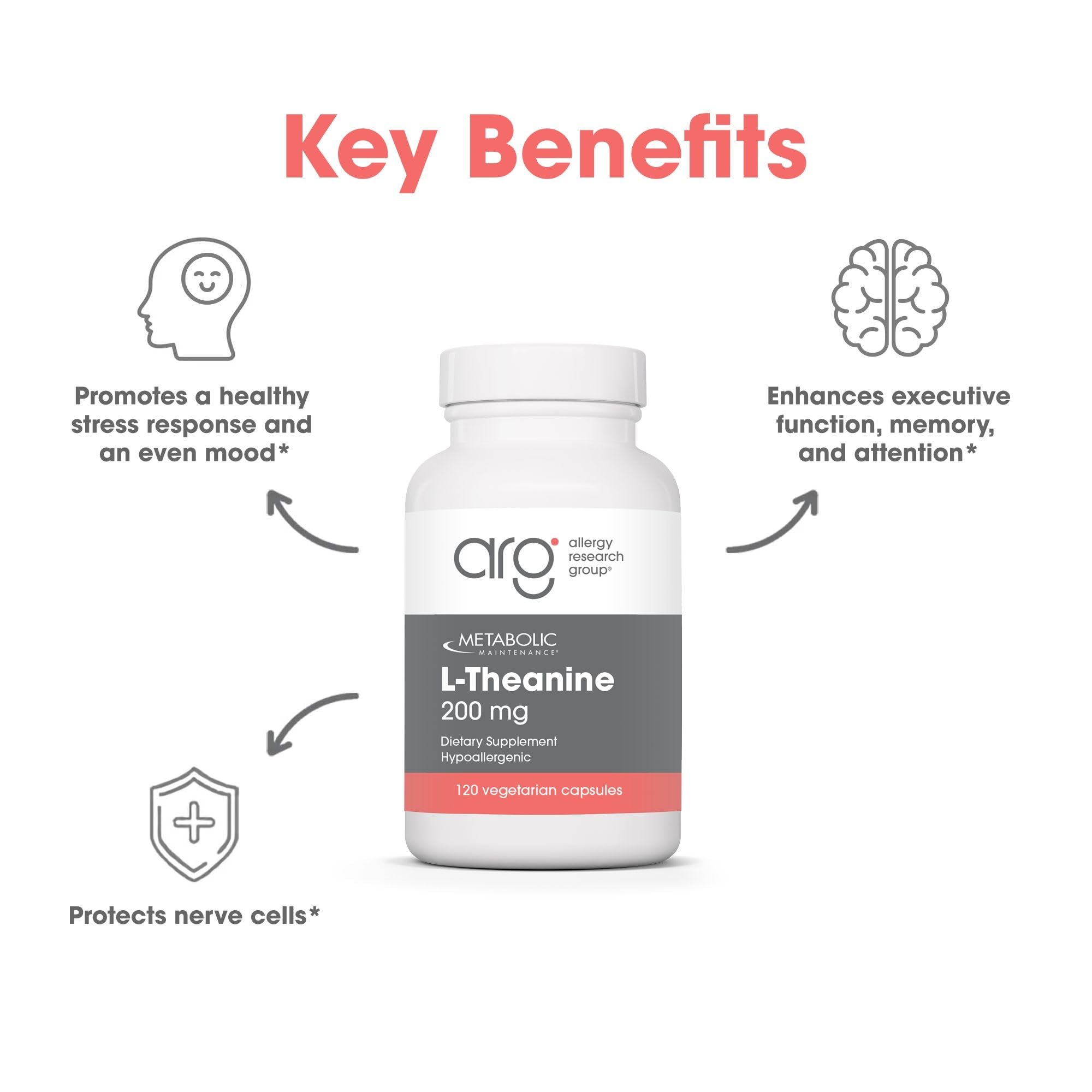Metabolic Maintenance L-Theanine Suntheanine 200 mg, 120 Capsules — Amazon image 5
