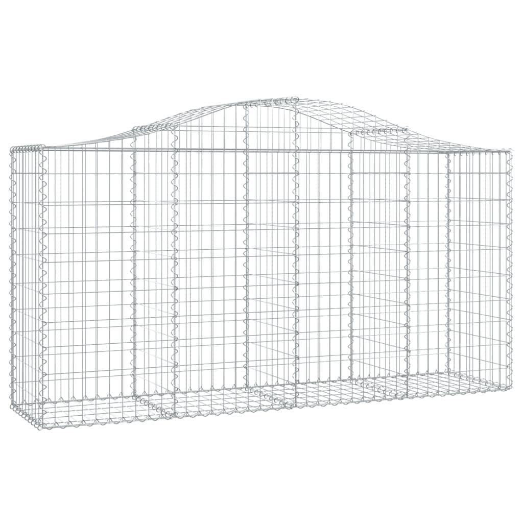 Cages gabions voûtées en fer galvanisé premium | Structure de jardin durable
