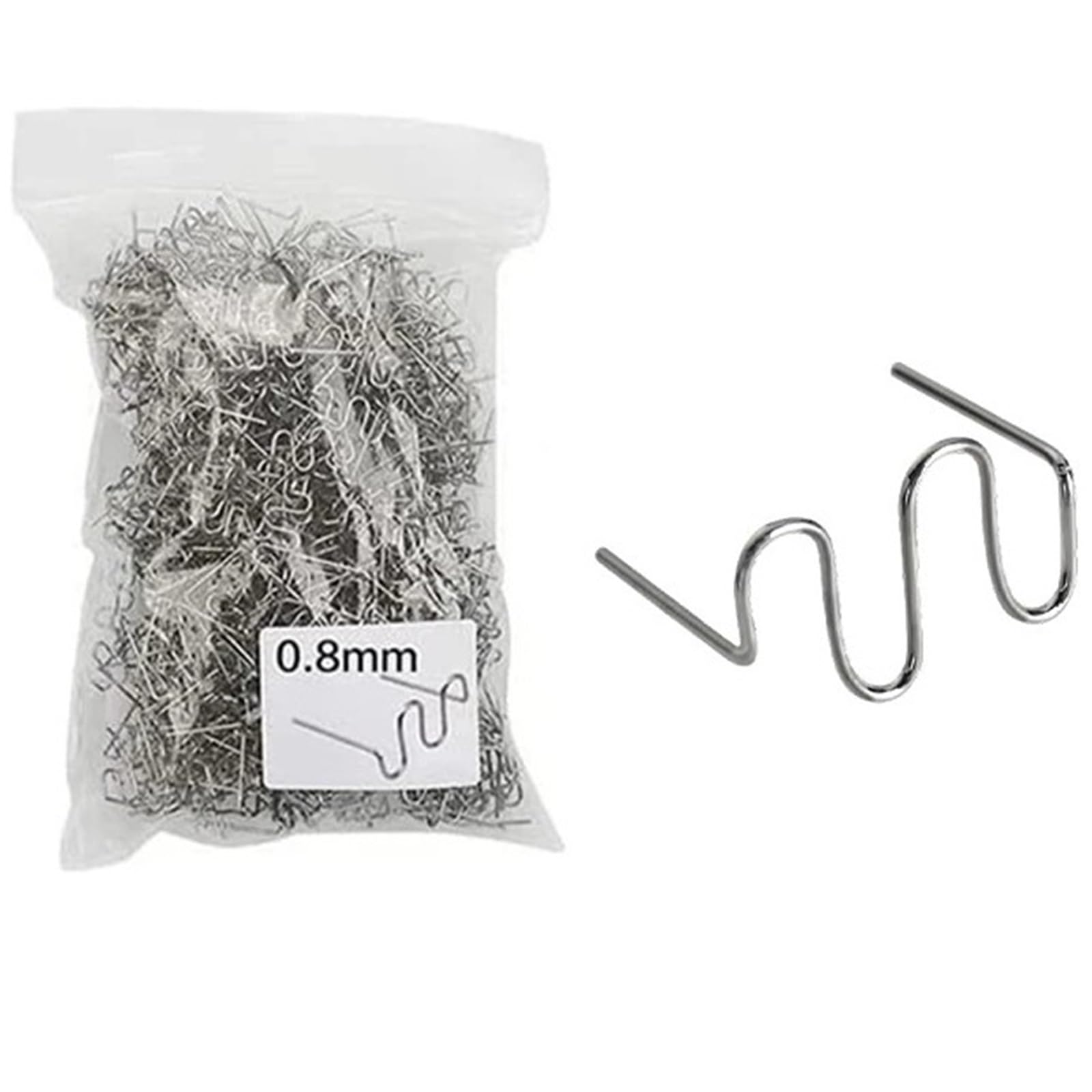 ręczne spawarki 100/500 szt. Stalowe gwoździe naprawcze spawalnicze Naprawa zderzaka samochodowego Spawane spawarki Zestaw narzędzi(500pcs Type C)