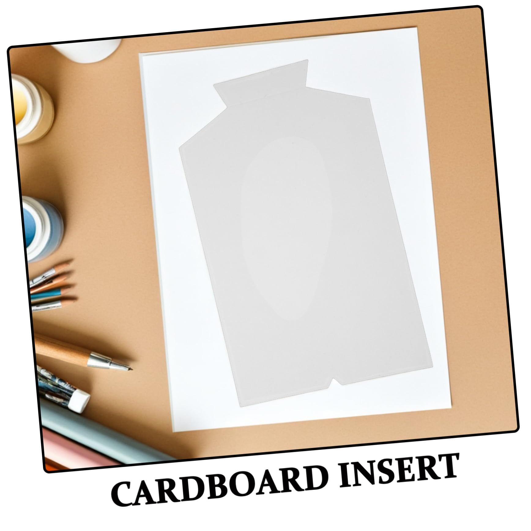Cabilock 50pcs Inserts de Présentation de Chemises en Carton Blanc, Surface Lisse et Design sans Plis, pour Emballage et Organisation des Vêtements