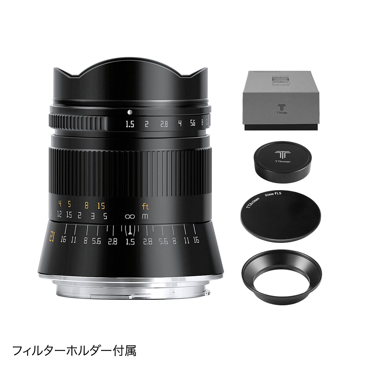 TTArtisan 21mm f/1.5 ASPH RFマウント EOS-R Amazon | TTArtisan 21mm f/1.5 ASPH RFマウント EOS-R ブラック