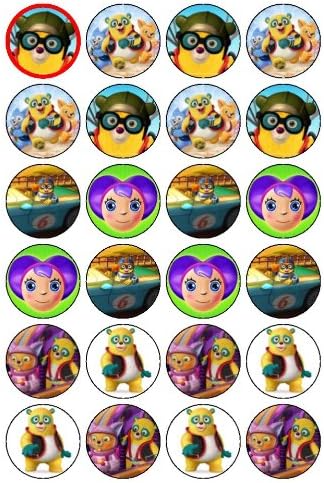 24 Special Agent Oso Cupcake Toppers
