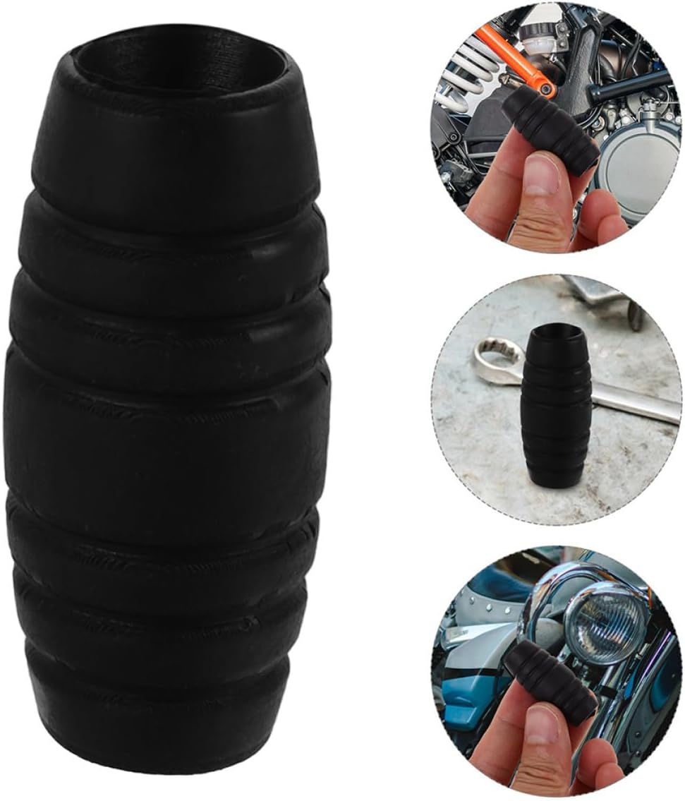 2pcs Motorcycle Shift Lever Cover Rubber Shifter Pedal Protector Gear Sleeve Non-Slip Boot Protector for Motorbikes Riding Safety