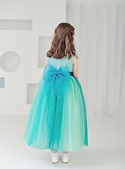 Amazon | [DRESCCO] ピーコックブルービジューストーンロングドレス