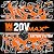 WEN 20V Max 12-Inch Cordless Snow Shovel with 5Ah Battery and Charger (20720)