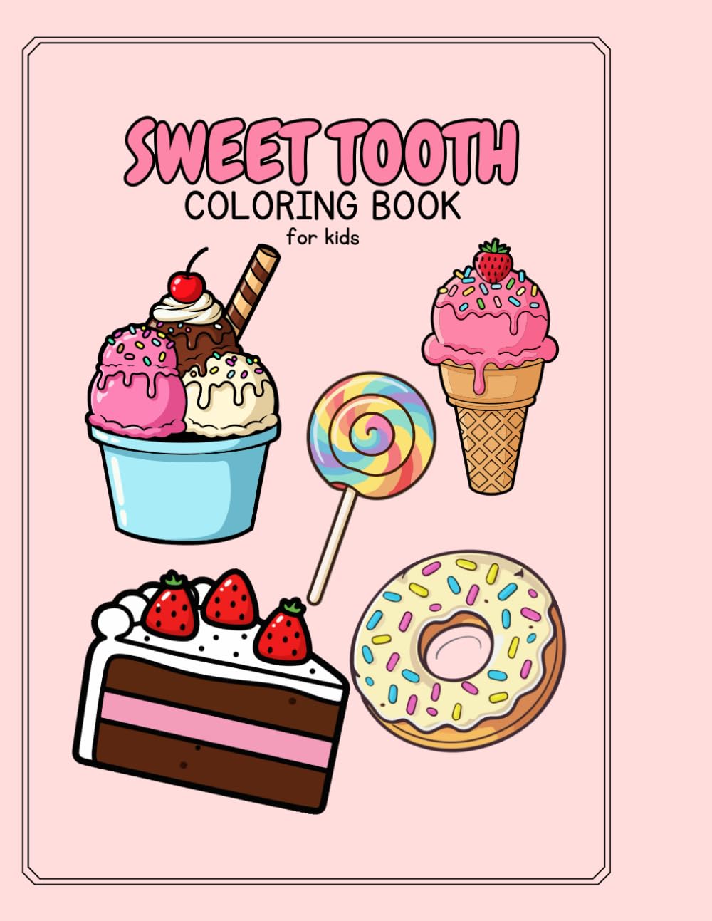 Sweet Tooth Coloring Book for Kids