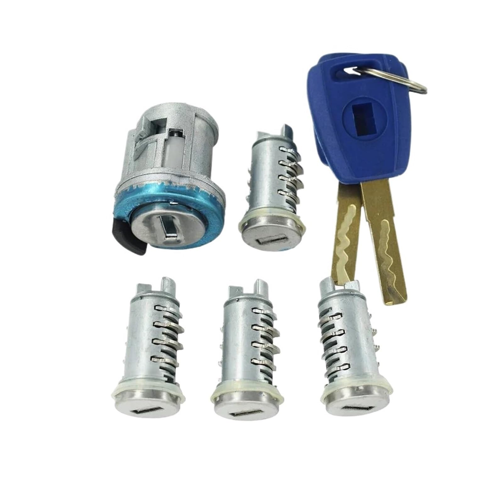 Interruptor de Encendido y Arranque para Fiat, Doblo, Cargo, Panda y Punto. Juego de Cerradura de Encendido y Cerradura de Puerta. Cilindro.