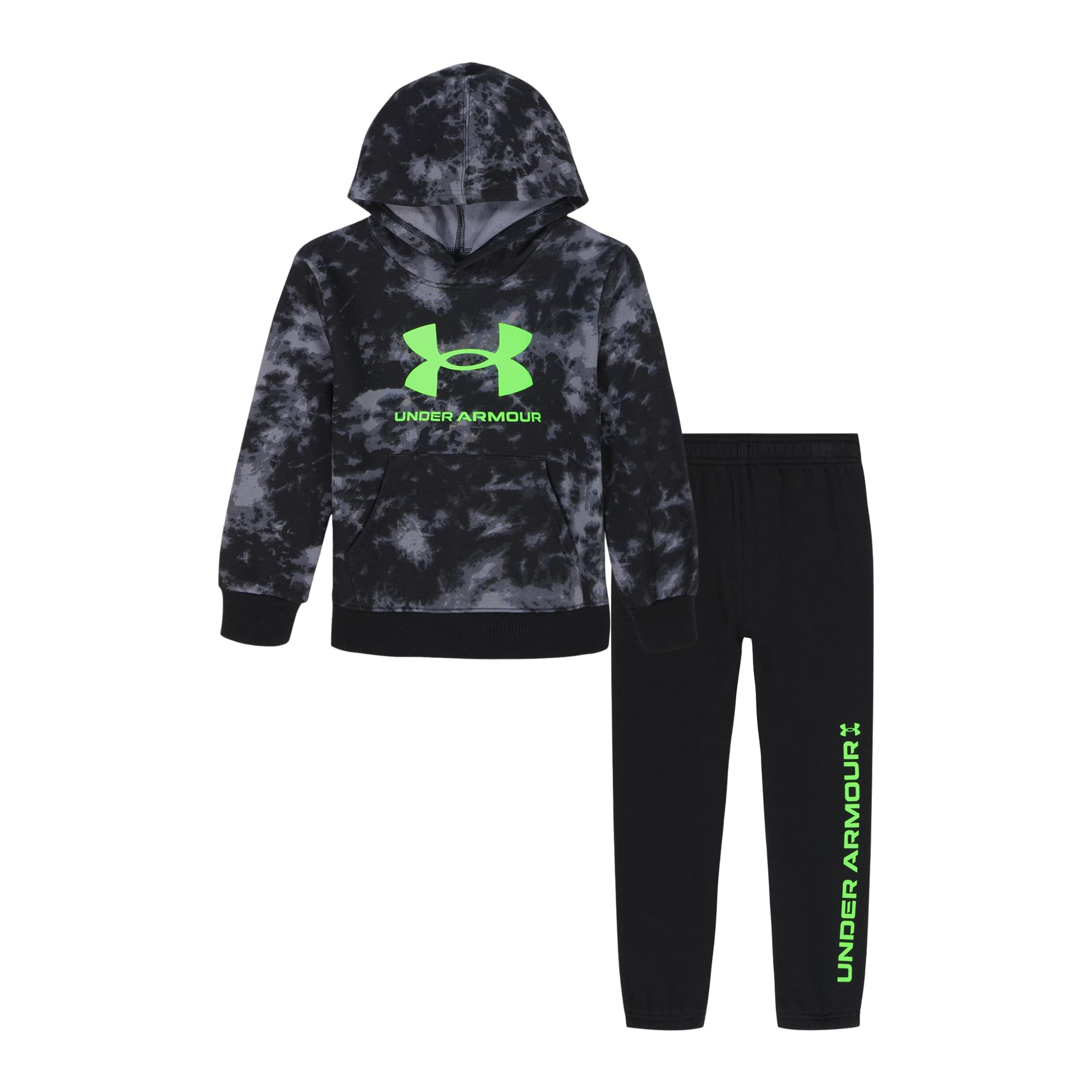 Under Armour Boys' 2-Piece Pullover Hoodie Sweatshirt and Fleece Pants Set