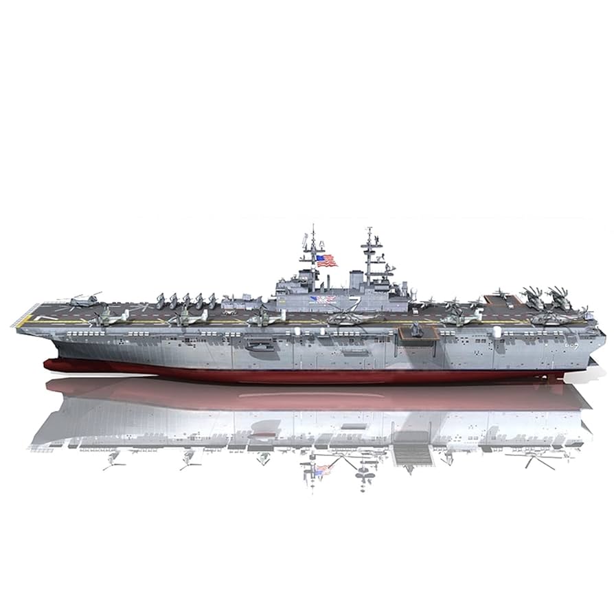 USS Iwo Jima LHD-7 1/350スケールモデルキット Amazon.com: FMOCHANGMDP 1/350 Scale USS IWO Jima LHD-7