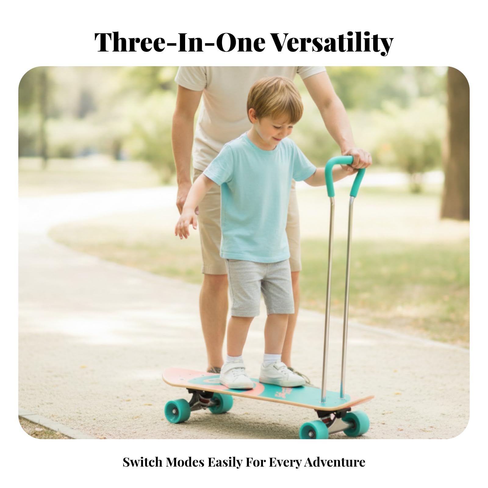 Attrezzatura Sportiva per Bambini Tavola Skate Monopattino con Materiali Acero Lega Alluminio E PU per Durata E Adatta a Gioco, color to 2