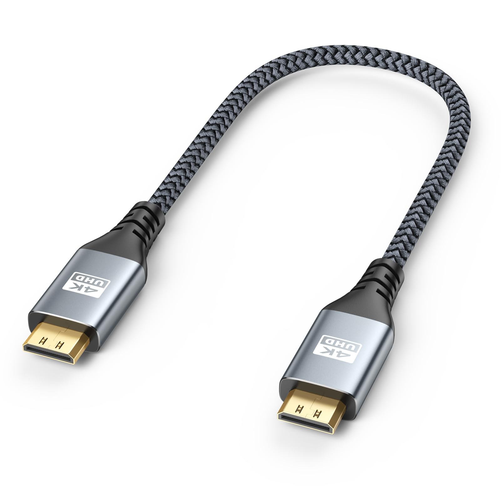Cavo mini HDMI 4K a Mini HDMI, 3 m, cavo mini HDMI corto, supporto 4K a 60Hz, 2K a 120Hz, 1080P, HDR, ARC, 3D per monitor portatile, tablet, fotocamera, Raspberry Pi Zero W/2W/WH/2WH