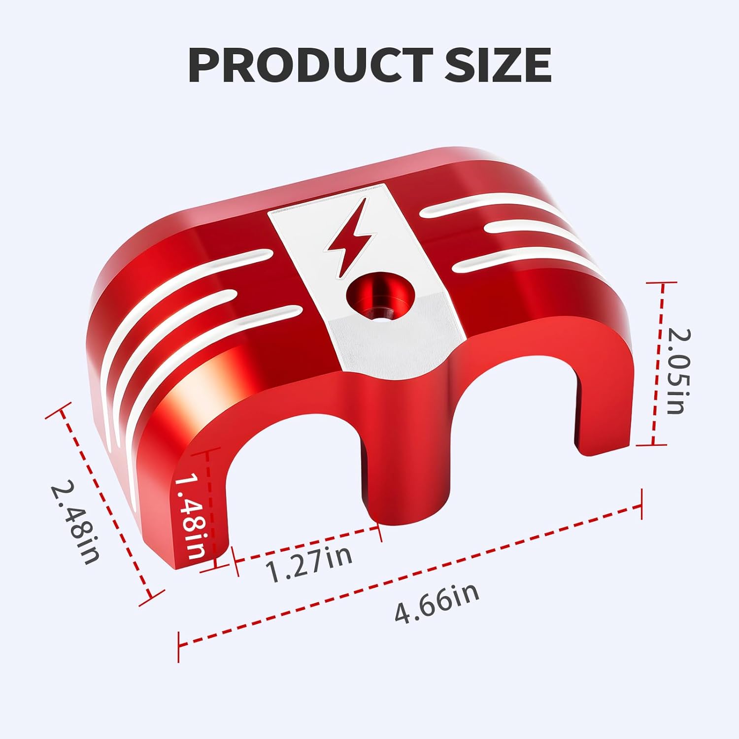 Red Ignition Coil Cover for Harley / 2023+ CVO Road Street Glide/ 2024-2025 Touring, 2017-2025 Milwaukee-8 Softail/Street Bob/Fat Boy/Fat Bob/Low Rider/S/ST