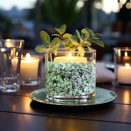 Miniatura 3 de Relleno de jarrón de chips triturados de 1.4 libras para manualidades, arte de resina, cuencos, suculentas, cubierta de suelo de plantas,