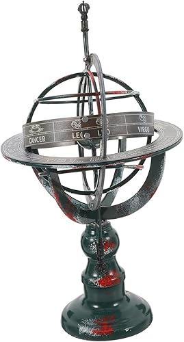 IMIKEYA Vintage Style Iron Globe Decoration Creative Rotating Globe Ornament for Nautical Design Desktop Craft Artistic Appeal