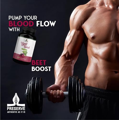 Miniatura 3 de PRESERVE Casules de remolacha orgánica 16,000 mg por porción, suplemento mensual natural 60 cápsulas con certificación USDA sin OMG óxido nítrico