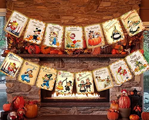 Thankful Burlap Banner - Rustic Thanksgiving Decor For Home And Classroom