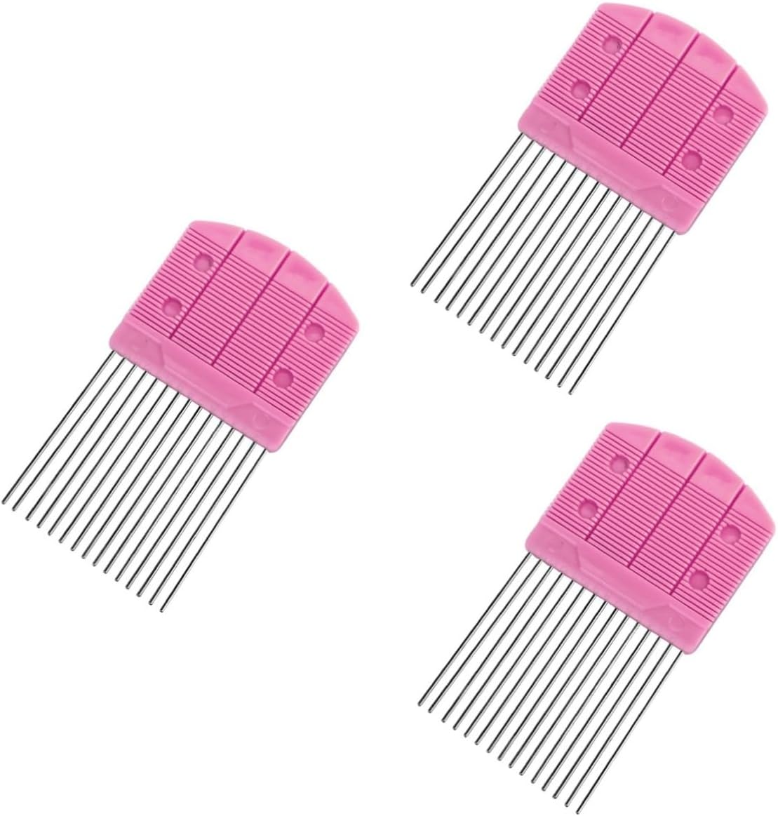 Anneome 3pcs Portable Paper Quilling Comb Paper Rolling Tool High Elastic Knitting Machine for Craft