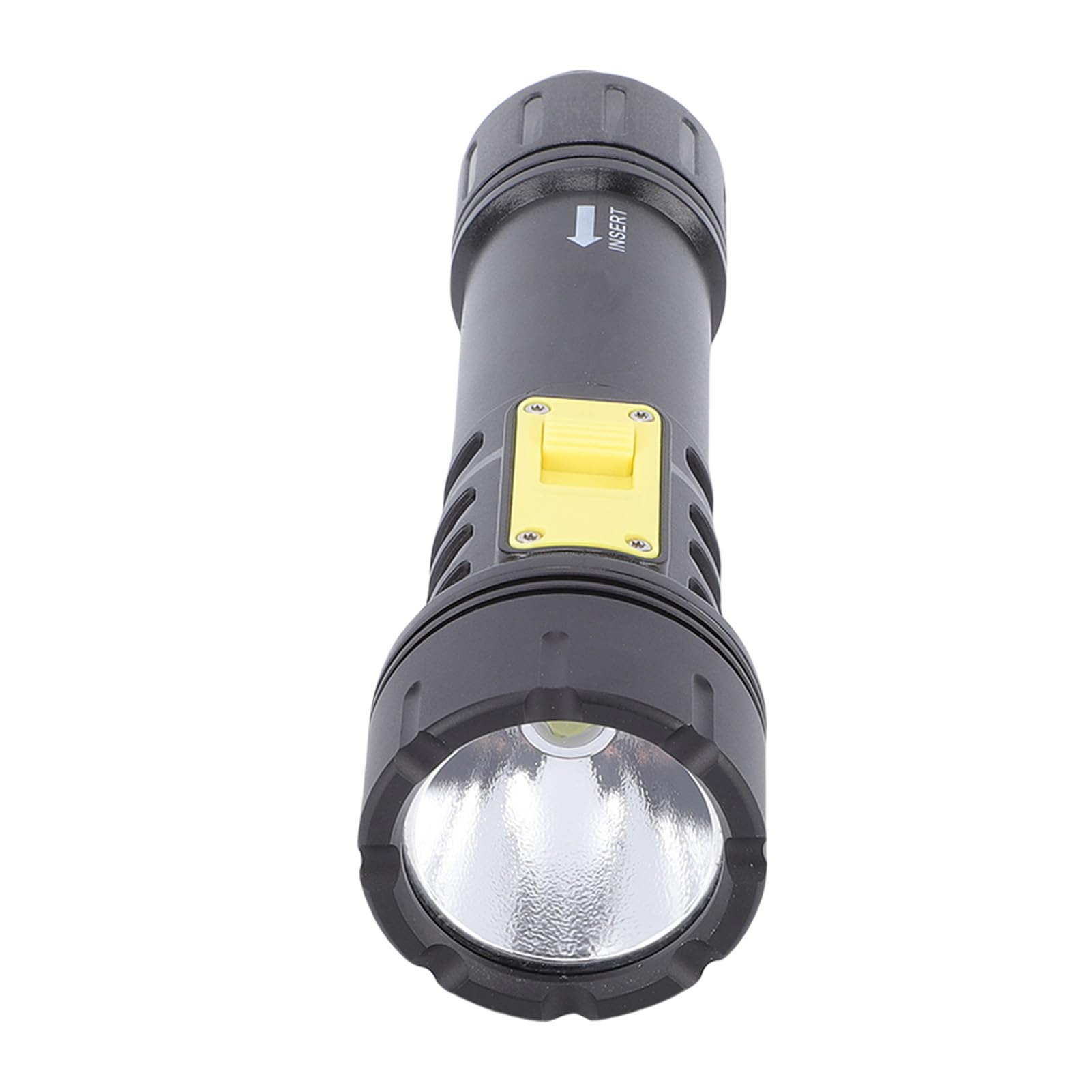 Torcia elettrica subacquea ad alta luminosità Torcia impermeabile ricaricabile USB per immersioni subacquee avventure all'aperto in lega di alluminio compatta