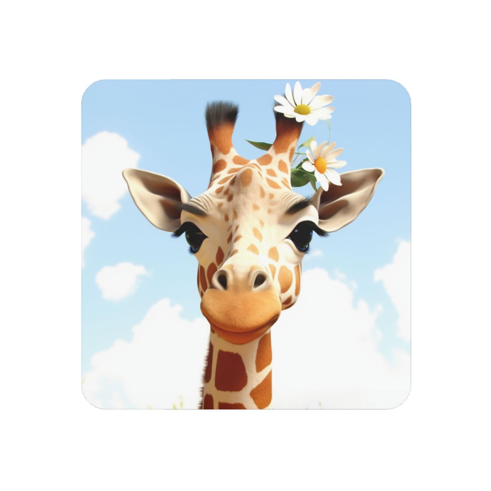 Fodpand Square Giraffe Fridge Magnets, Strong Small Refrigerator Magnets Decorative Magnets For Kitchen Fridge Office Locker - Funny Magnetic Stickers Birthday Gifts