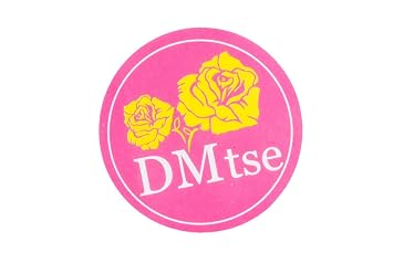 DMtse Round Jumbo Velour Powder Puff w Ribbon 4.25 Diameter White