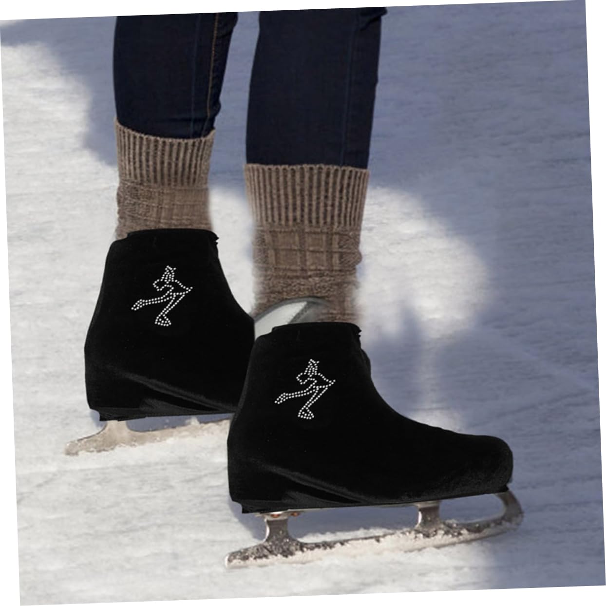 POPETPOP Copripattini Coprilame per E Asciugamano per Copristivali per Pattinaggio su Hockey Accessori per