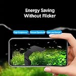 Mini Clip On Fish Tank 7W Small Aquarium Light for 1 to 5 Gallon Nano Tanks USB Moving Lamp with White Red Blue Green LED (Adapter NOT Included)