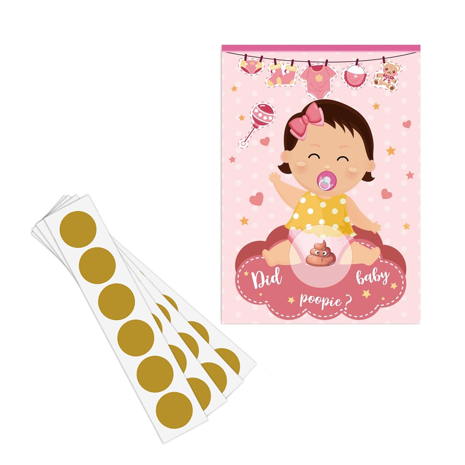 Kalttoy A Of 24 Baby Showers Parties Scratchers Cards Scratch Lotteries Tickets Raffle Cards For Guests Ice Breaking Ctivity Scratch Tickets
