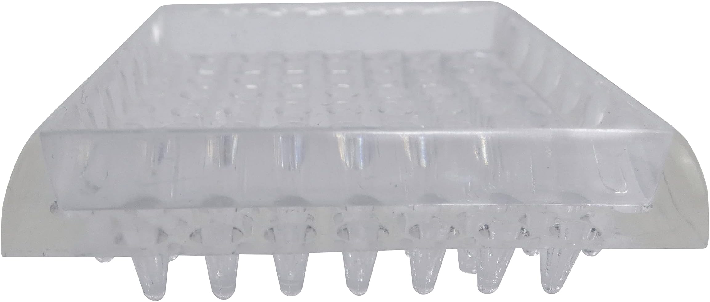 Carpet Protectors Spiked Caster Cups Clear Transparent Plastic Caster