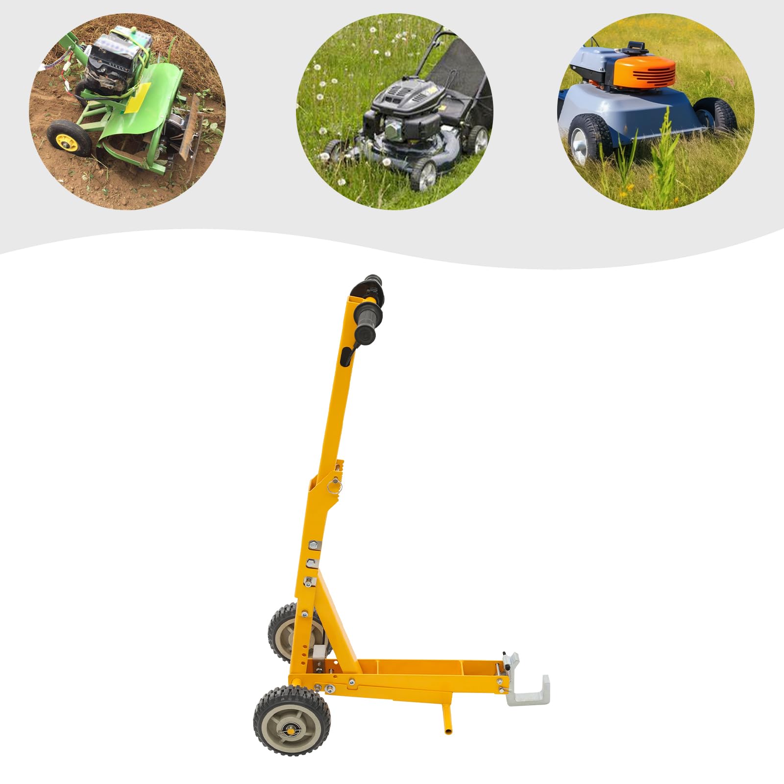 Tosaerba manuale, capacità di carico di 363 kg, dispositivo di sollevamento caricato a molla, sollevatore per tosaerba e trattori